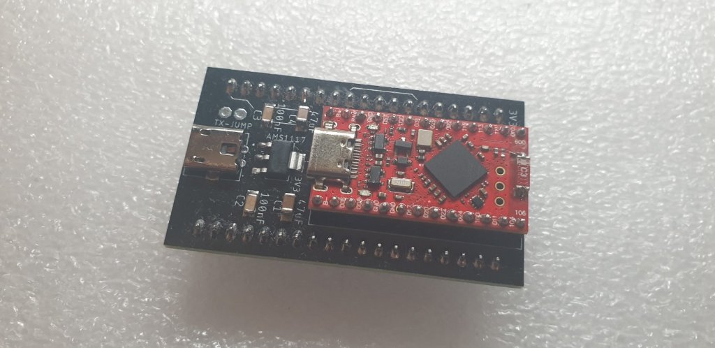 nRF52840 wlutowany bez podstawki do adaptera