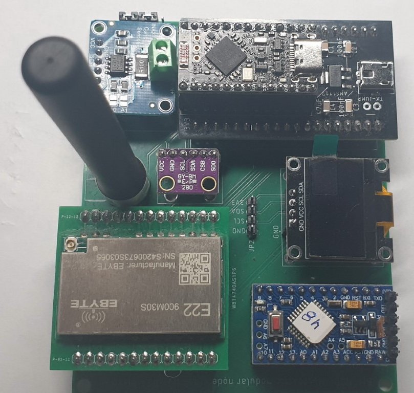 BM-NODE v.1 pracujący z nRF52840