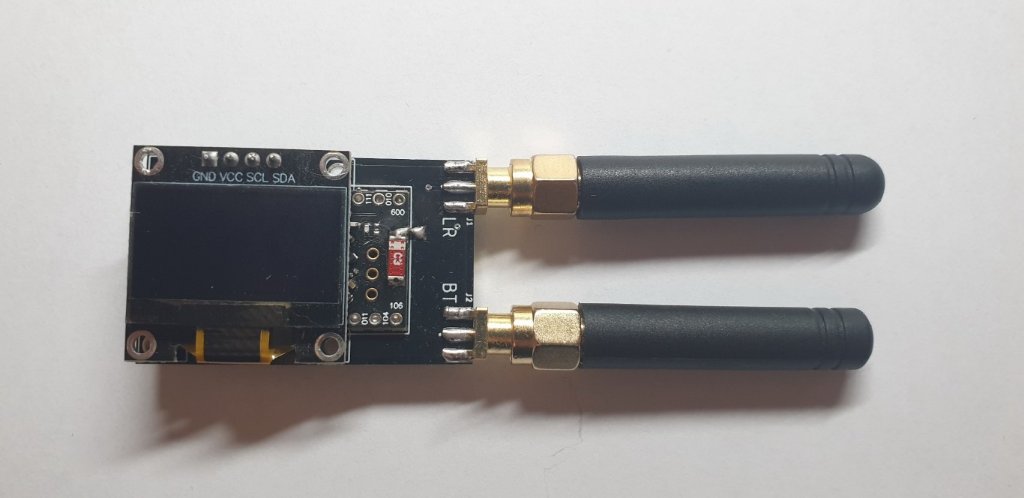 Wersja z dwoma antenami Lora i Bluetooth