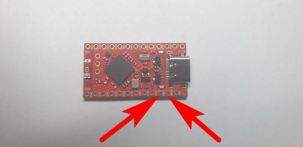 Wejście w DFU - moduł ProMicro