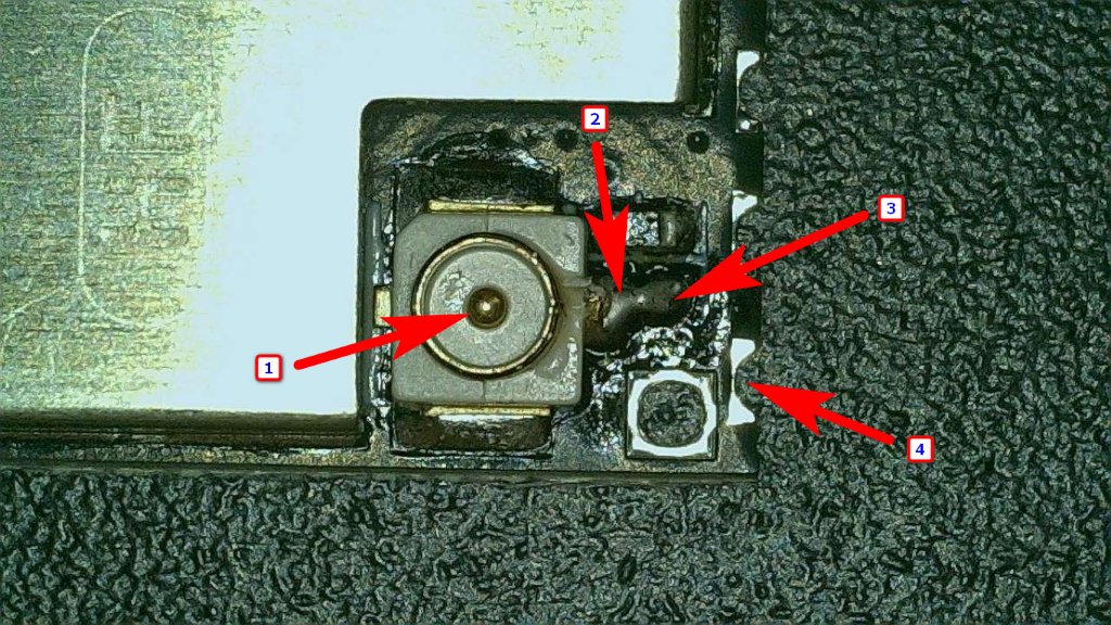 Wygląd po dokonaniu korekty ścieżek RF