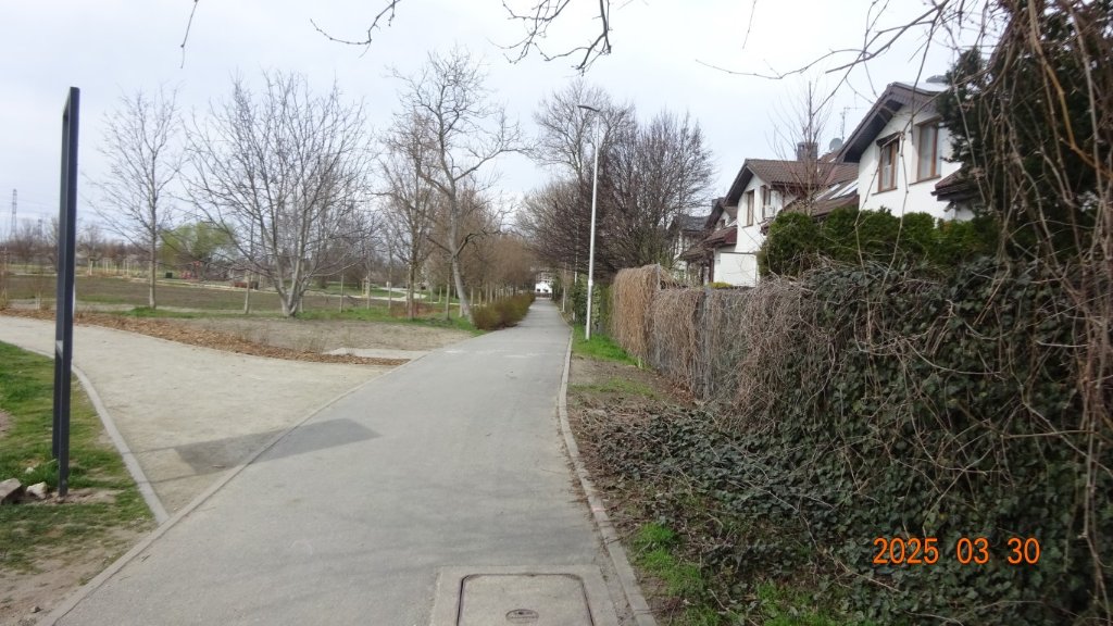 Widok całego odcinka pomiarowego