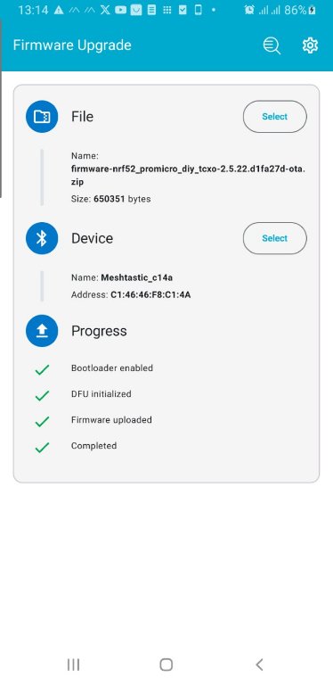 Screen z upgrade firmware - sukces !!!