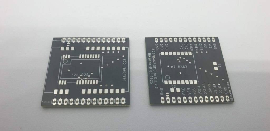 Adapter SMD2DIL E22/HT-RA62 v.2