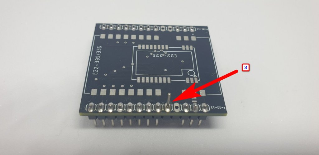 Przykładowy PIN zasilania 3.3V dla HT-RA62