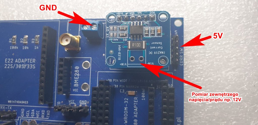 Alternatywny sposób zasilania NOD-a i pomiaru napięcia i prądu