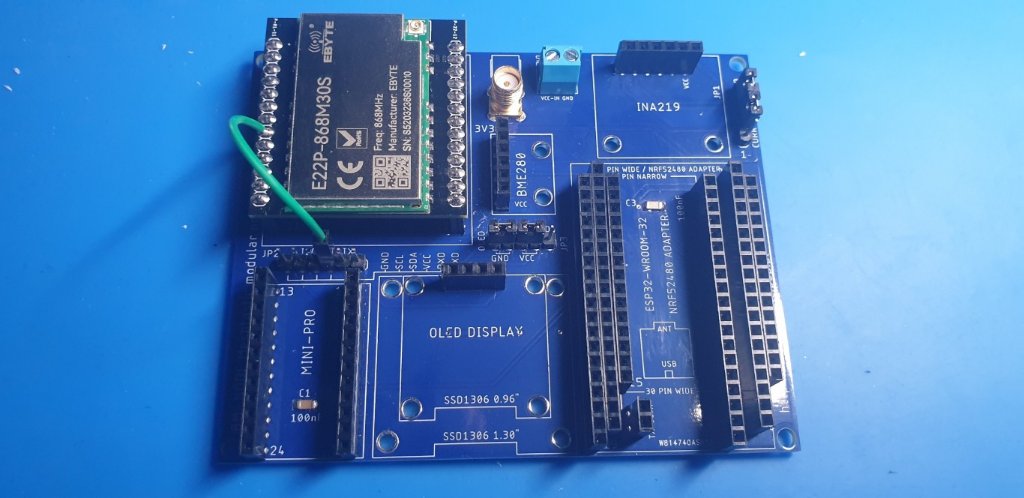 Sposób montażu przewodu, jeśli montujemy moduł E22P